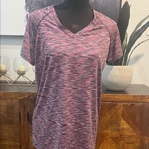 Vibrant Pink Short Sleeve Women's Top